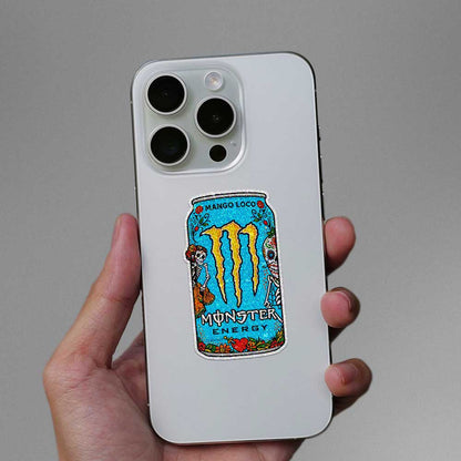 Mango Energy Can Glitter Sticker