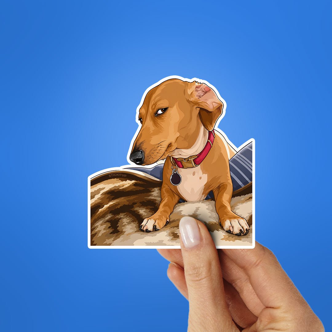 Meme Dog Portrait Sticker
