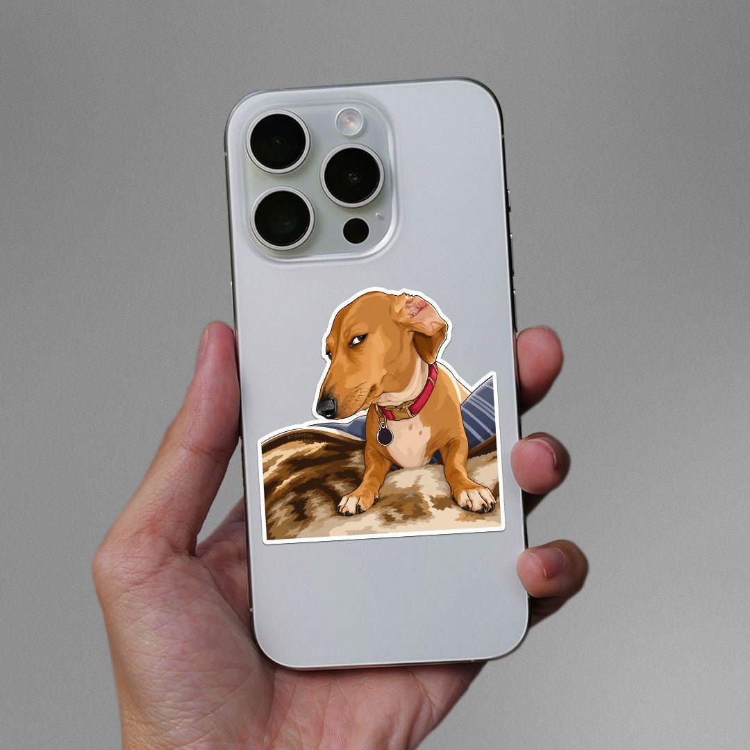 Meme Dog Portrait Sticker