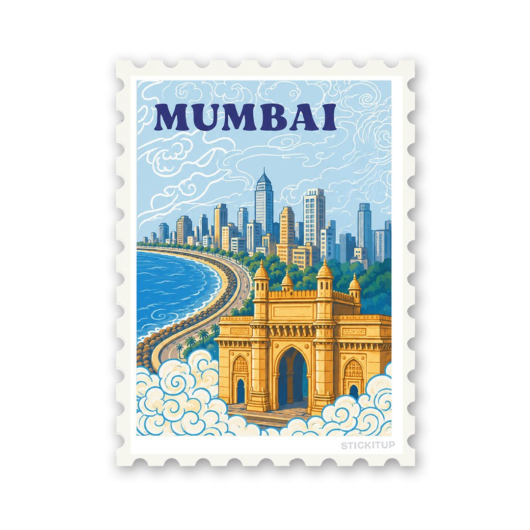 Mumbai Stamp Sticker