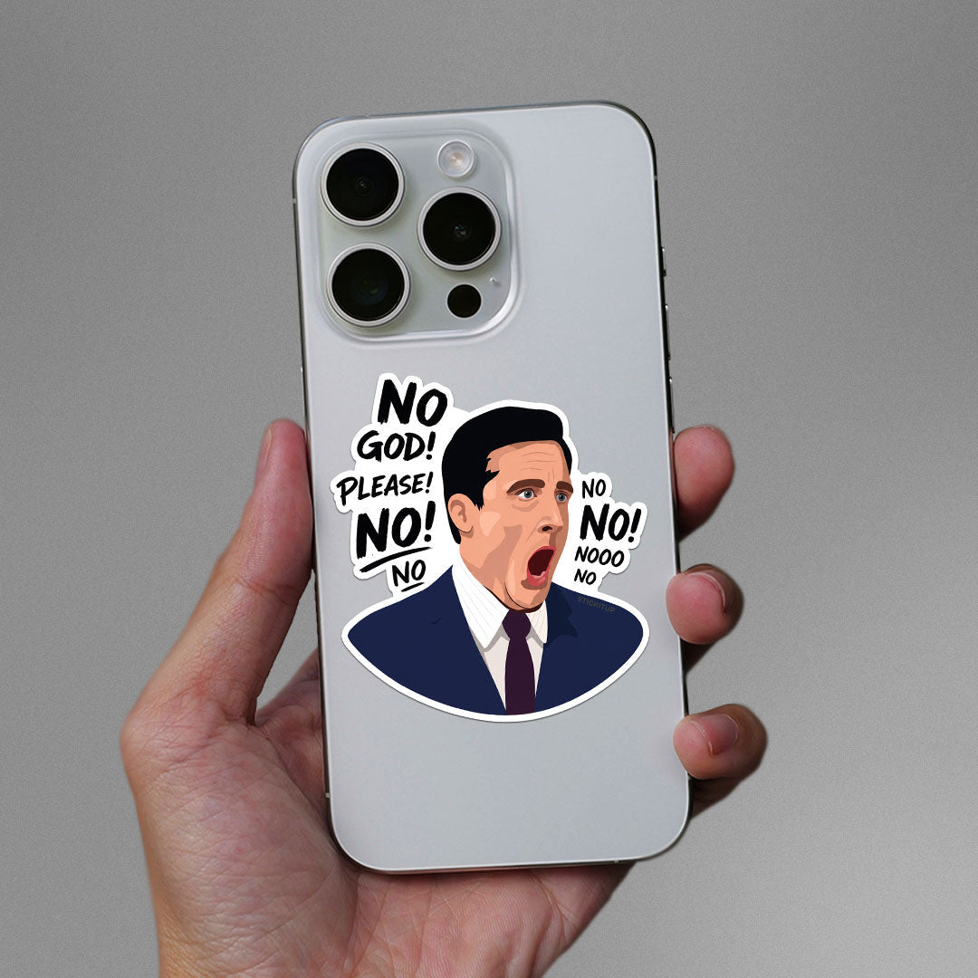 No God Please No Sticker