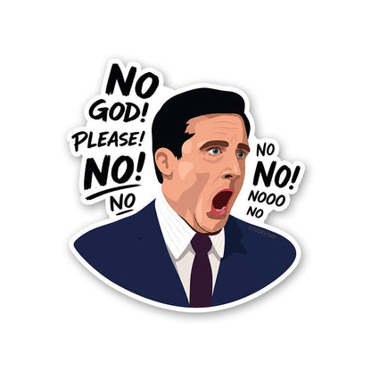 No God Please No Sticker