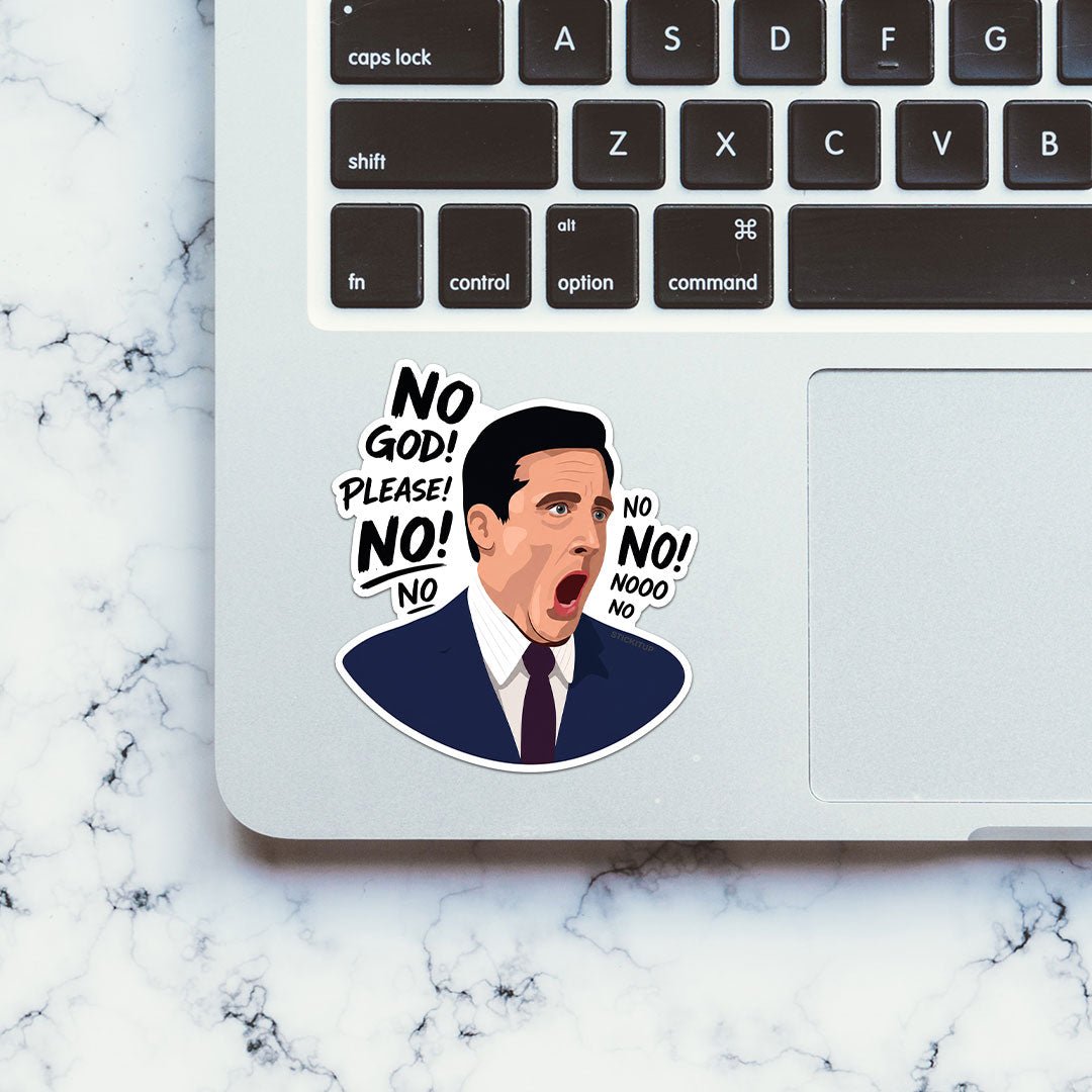No God Please No Sticker