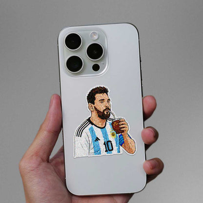 No.10 Sipping Mate Glitter Sticker