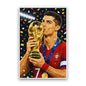 No.7 Trophy Kiss Glitter Sticker