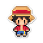Pixel Art Character Sticker