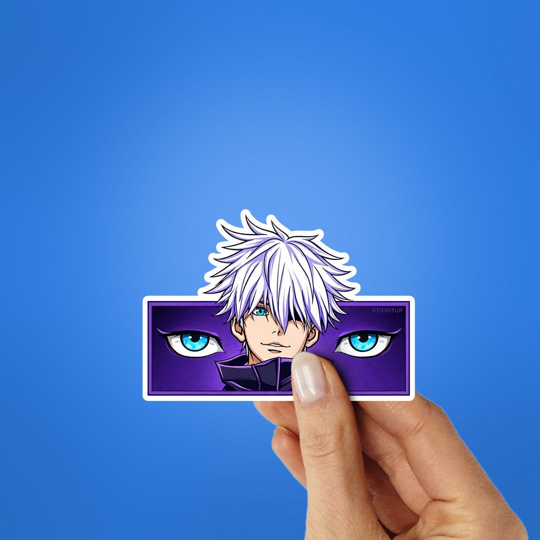Purple Eyes Anime Sticker