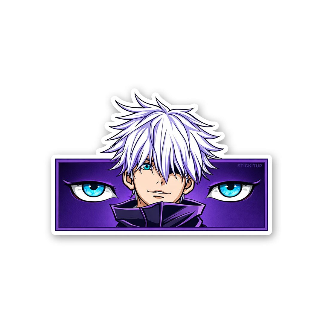 Purple Eyes Anime Sticker