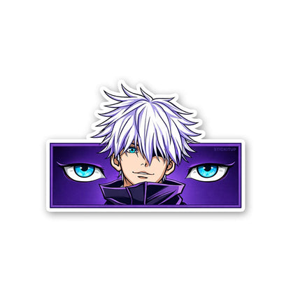 Purple Eyes Anime Sticker