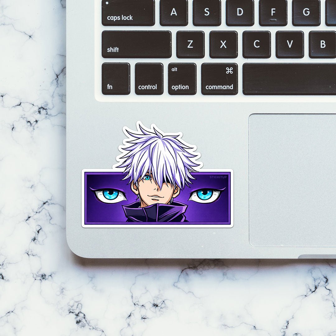 Purple Eyes Anime Sticker