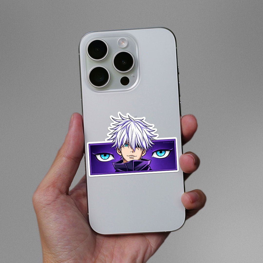 Purple Eyes Anime Sticker