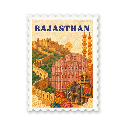Rajasthan Stamp Sticker