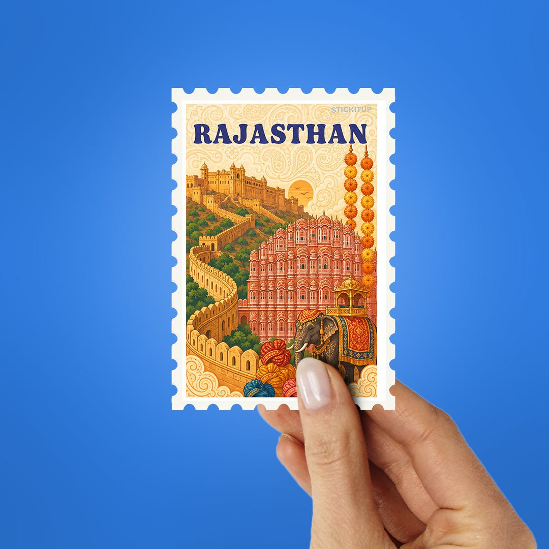 Rajasthan Stamp Sticker