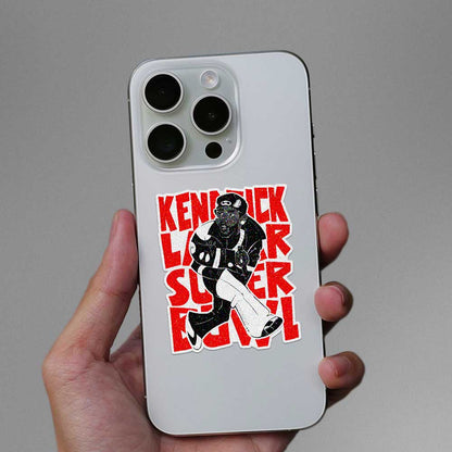 Rapper Big Game Moment Glitter Sticker
