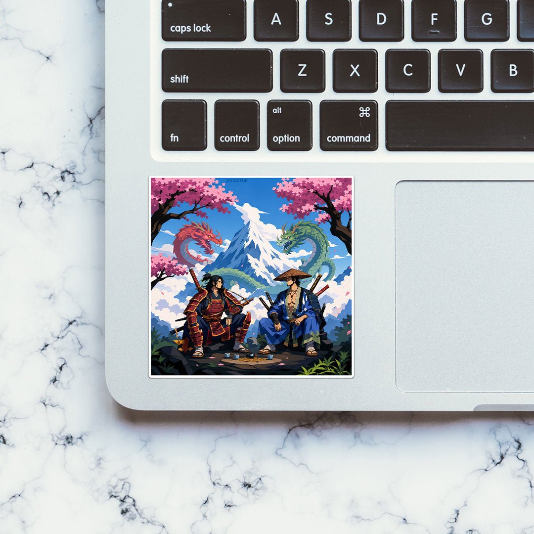Samurai Group Art Sticker