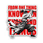Samurai Wisdom Glitter Sticker