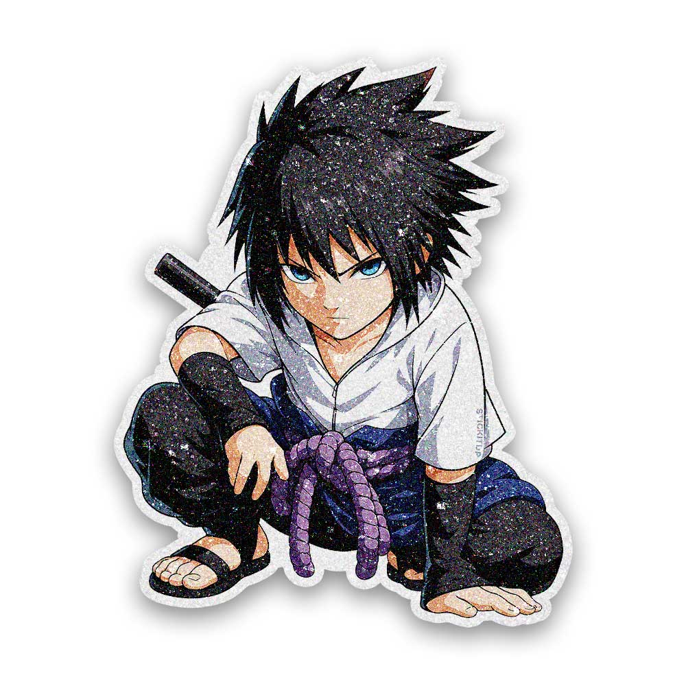 Silent Predator Glitter Sticker