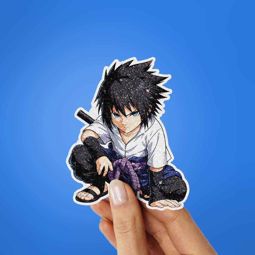 Silent Predator Glitter Sticker