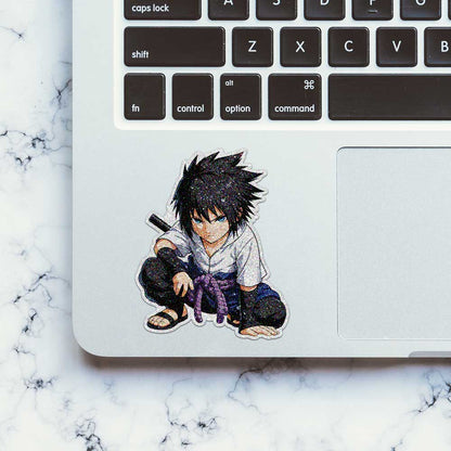 Silent Predator Glitter Sticker