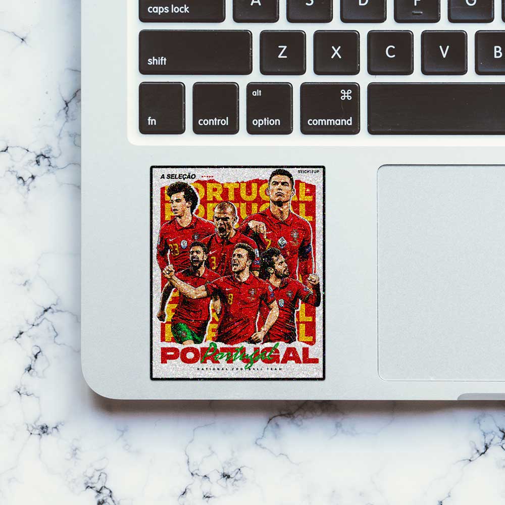 Team Jersey Celebration Glitter Sticker