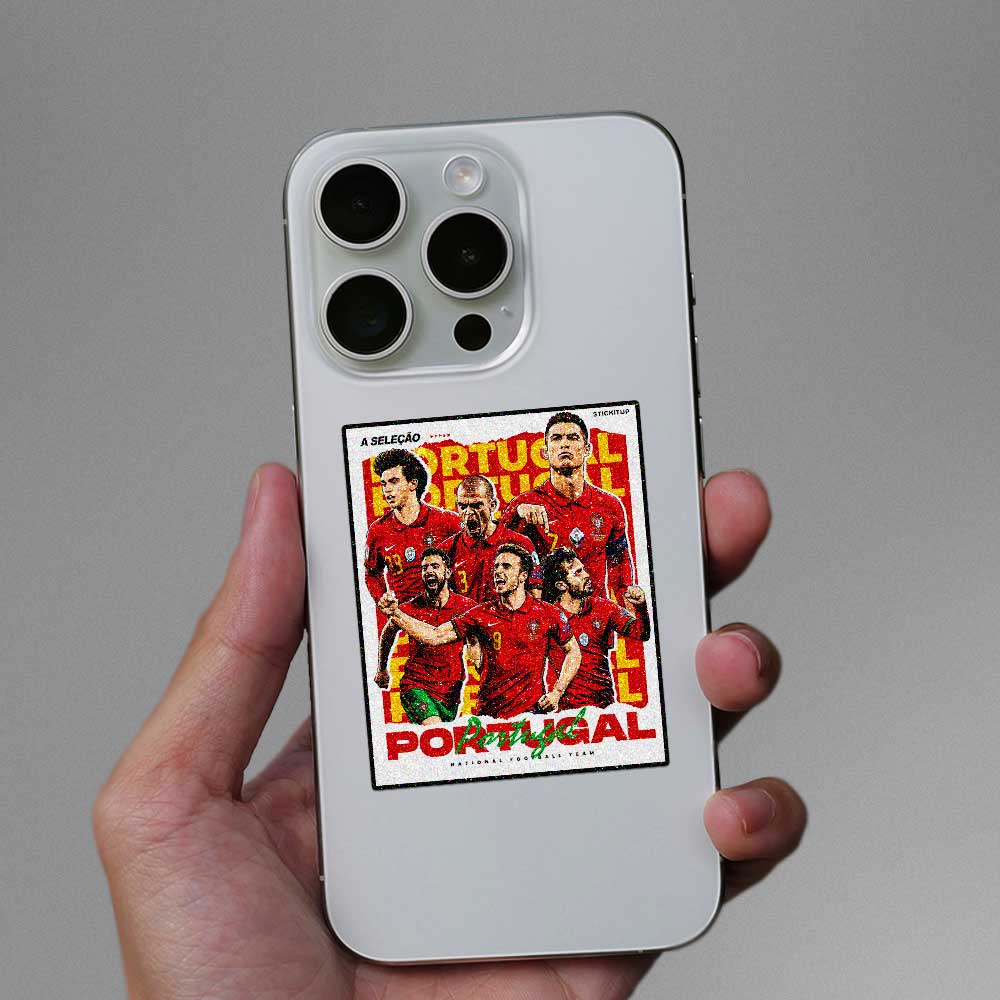 Team Jersey Celebration Glitter Sticker