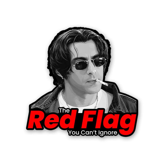 The Red Flag Sticker