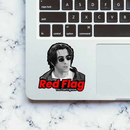 The Red Flag Sticker