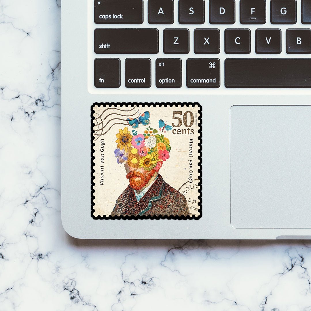Van Gogh Stamp Sticker