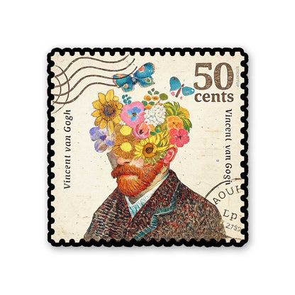Van Gogh Stamp Sticker