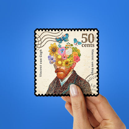 Van Gogh Stamp Sticker