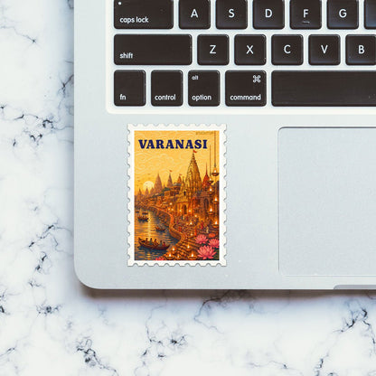 Varanasi Stamp Sticker