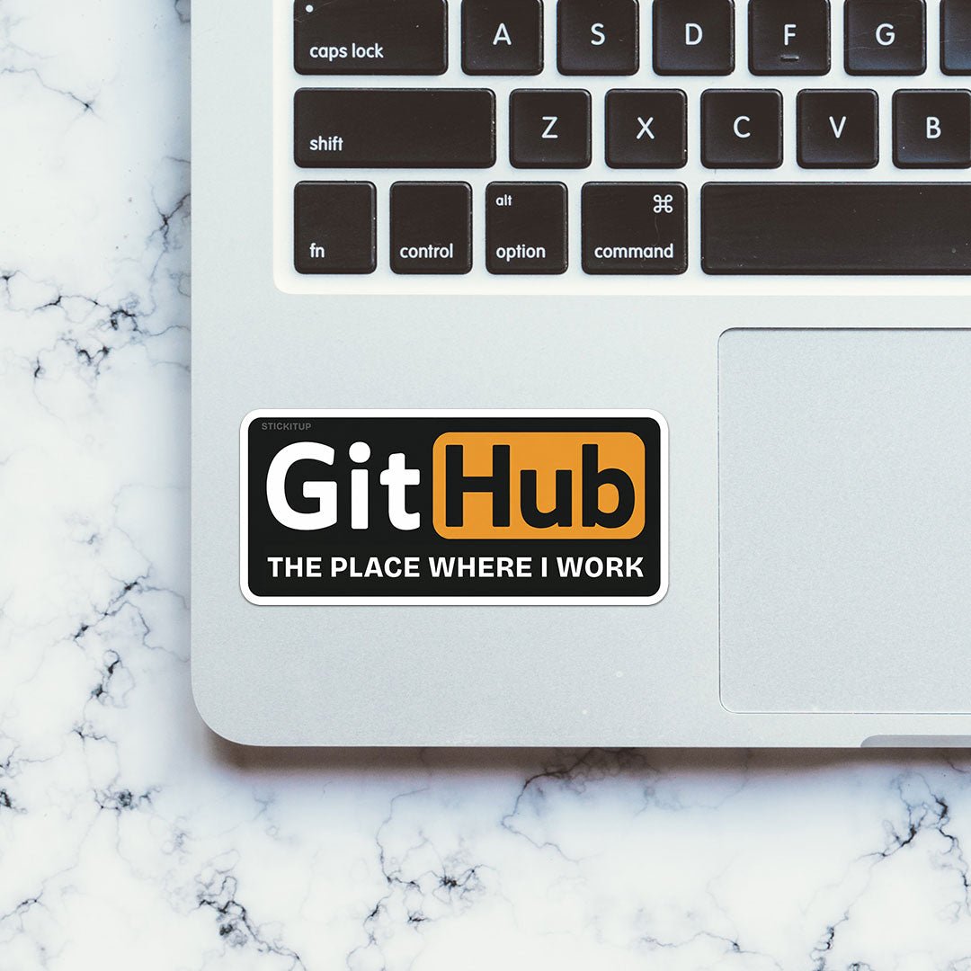 Where I Push My Code Sticker